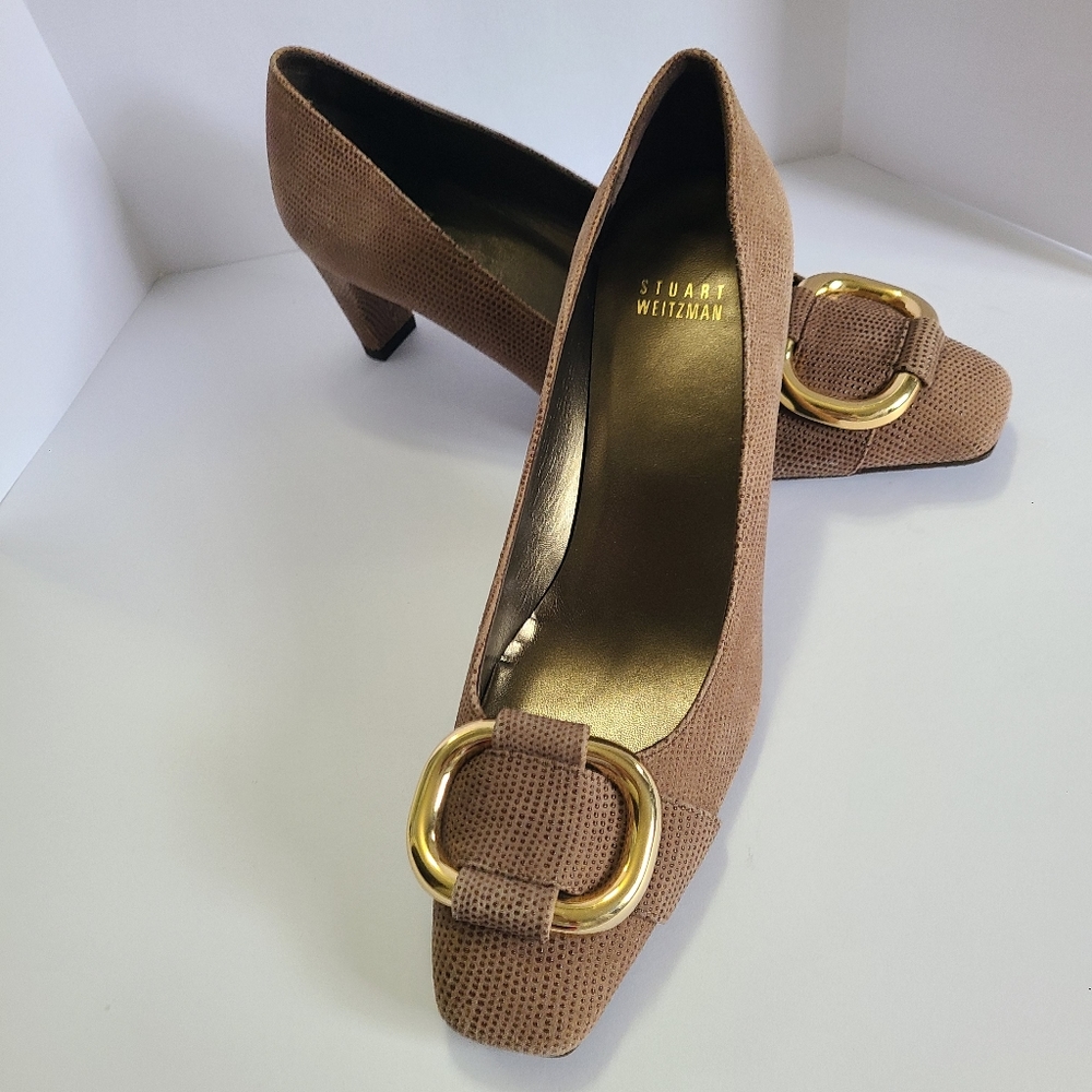 Stuart Weitzman Brown Pump shoes Size 7.5 M